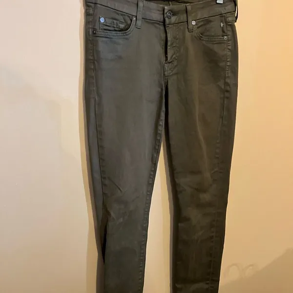 7‎ for all mankind green jeans 27 - Image 4