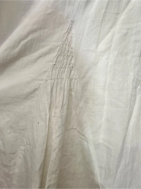 White Maxi Dress with Decorative Dark Knot Straps - Image 11