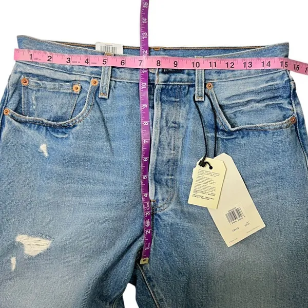 Levi’s 501 Button Fly High Rise Skinny Leg Jeans - Image 10