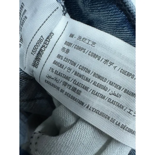 Abercrombie The 90s Straight Ultra High Rise Women 12S Curve Love‎ Stretch - Image 7