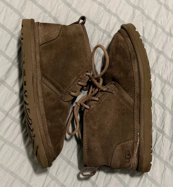 UGG Neumel Chukka Boot - Burnt Olive Suede, Womens Size 9 (1094269) - Image 8