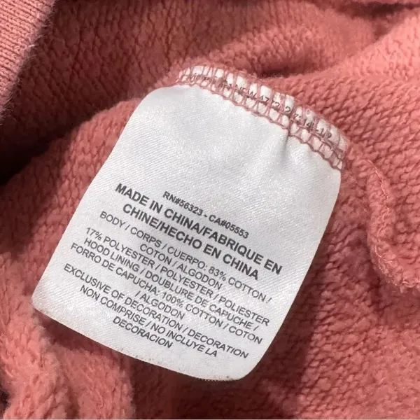 Nike Dusty Rose Pink Pullover Hoodie Women’s Medium - Image 2