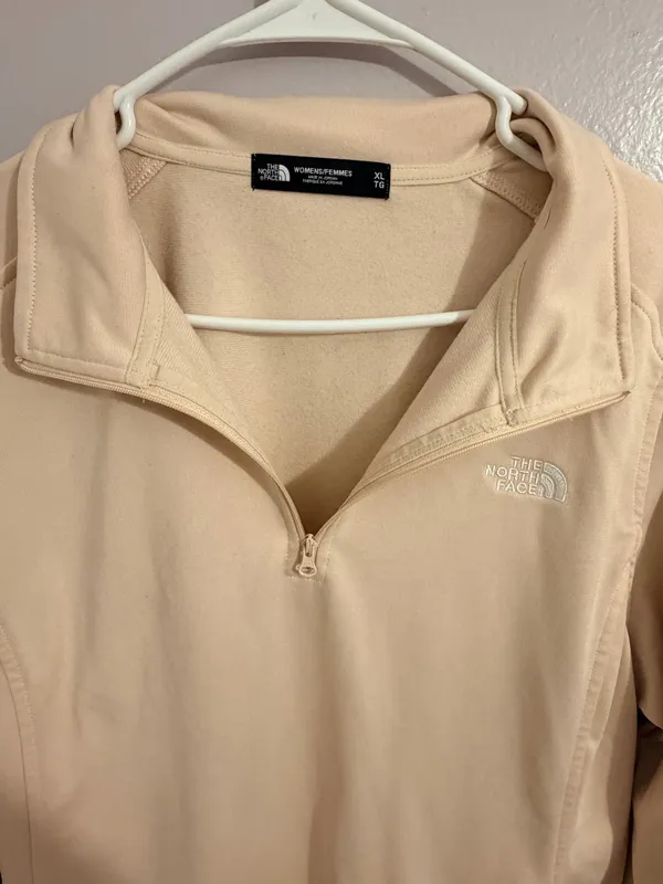 Blush Pink North Face Quarter Zip - Image 2