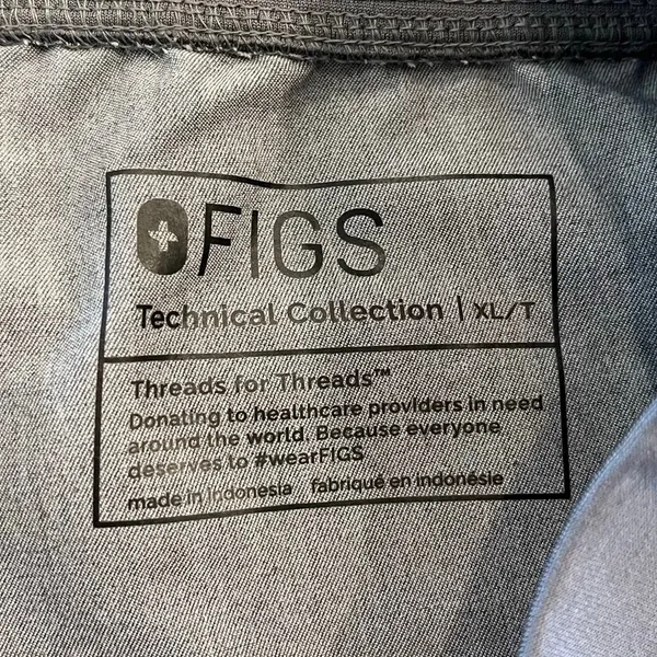 Figs High Waisted Zamora Jogger Scrub Pants Graphite size XL Tall‎ - Image 6