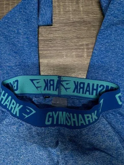 Gymshark Leggings Seamless Blue Small - Image 6