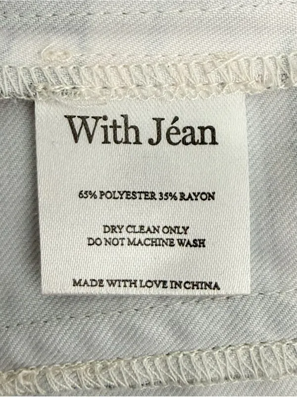 With Jean Off White Black Carla Read All About It Newspaper Corset Top XS NWOT - Image 7