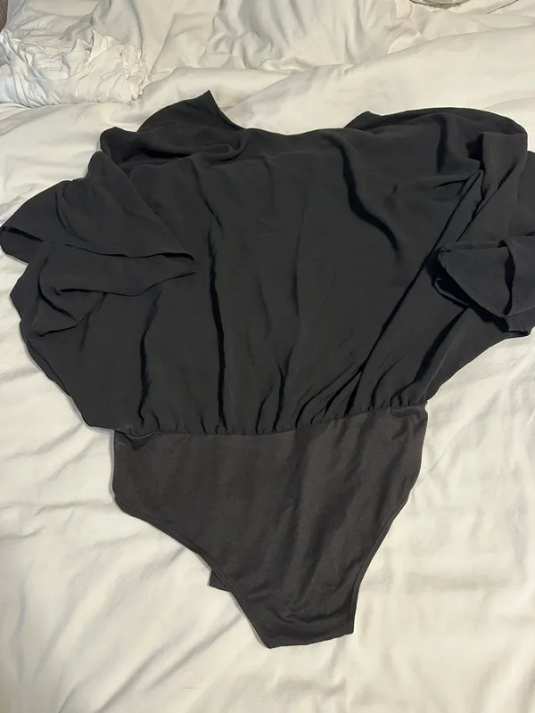 Black Bodysuit Shirt - Image 7
