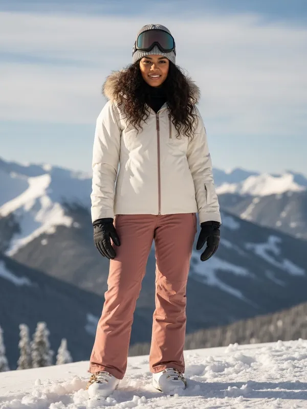 Ride Cappel Mauve Brown Snowboard Ski Pants Women Small Tall Ski Winter Gear EUC - Image 4
