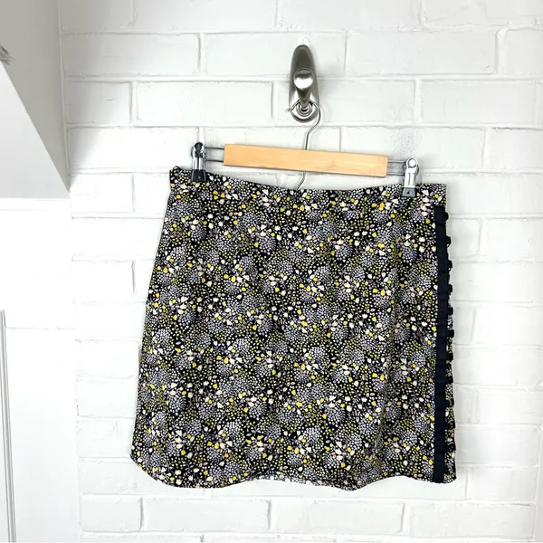 Topshop Floral Print Casual Skirt Size 10 - Image 2