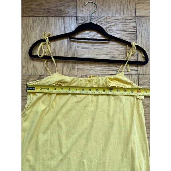 Sezane 100% Cotton Darcy Dress, Size S, Sunset Yellow, VGUC - Image 10
