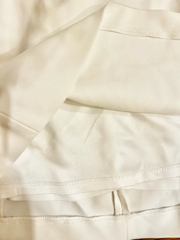Zara Nwt White Squared Neck Mini Dress Size Xxl - Image 9