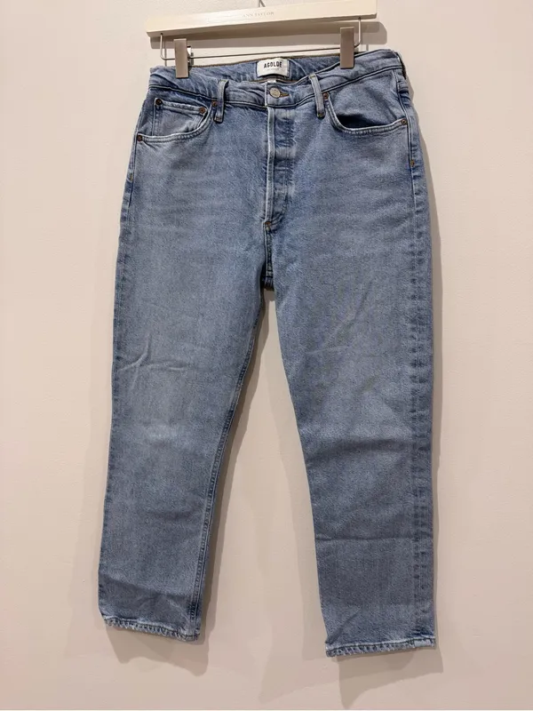 Agolde Riley Jeans Size 29 Straight Leg - Image 2