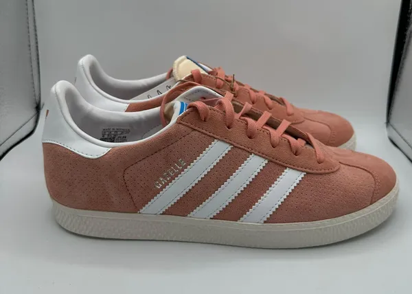 Adidas Gazelle J “Wonder Clay Cloud White” 6.5y - Image 3