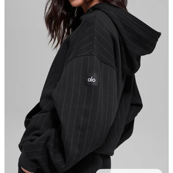 Alo Yoga pinstripe hoodie - Image 2