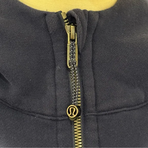 Lululemon Scuba Oversized Half-Zip Hoodie XS Small Night Sea Blue Lounge Cozy - Image 8