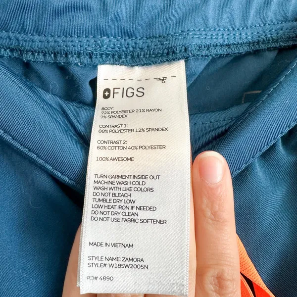 FIGS | FIONx Zamora Jogger Scrub Pants in Deep Reef Teal | Medium - Image 6