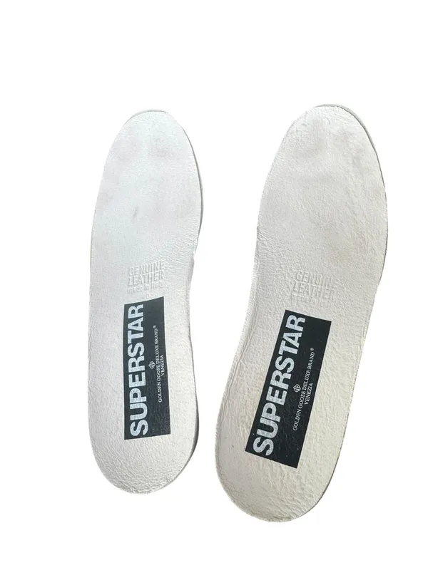 Golden Goose Women's Super-Star with suede star and blue heel tab 40 - Image 15