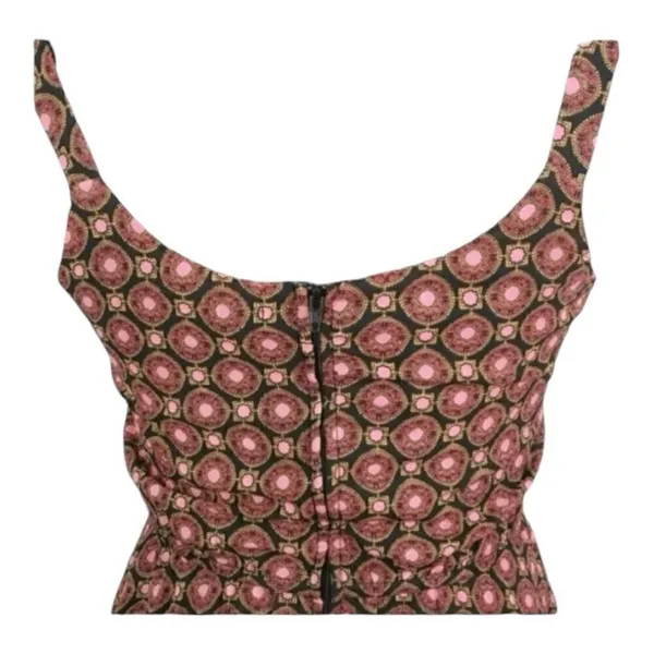 Bar lll Black Pink Printed Short Sheath Dress Size M Sleeveless Scoop Neck - Image 5