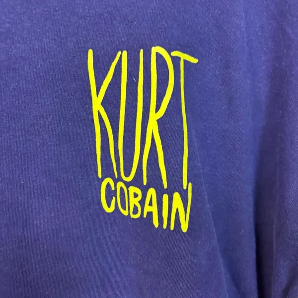 Urban Outfitters Kurt Kobain Nirvana Long Sleeve Oversized Grunge Tshirt size Medium - Image 4