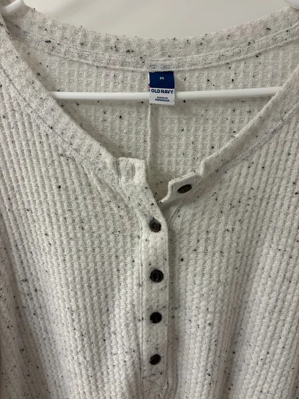 Old Navy Henley Long Sleeve Shirt - Image 2