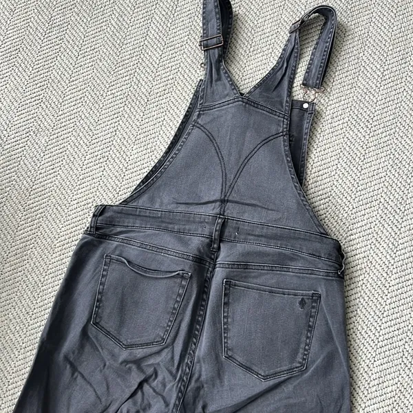 Abercrombie & Fitch Black Denim Overalls - Image 6