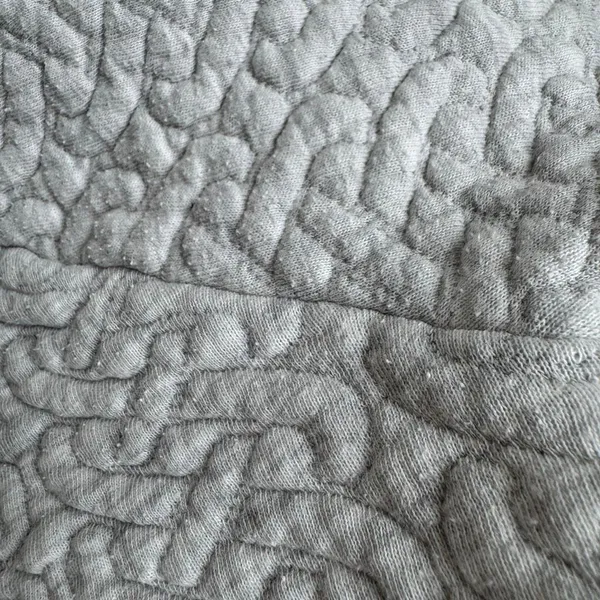 Whistles Light Gray Quilted Crewneck Jumper Size 8 US Medium - Image 6