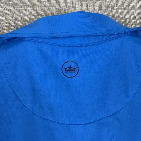 Peter Millar Polo Shirt Womens XS Blue Arthrex Logo UPF 50 Golf Stretch - Image 9
