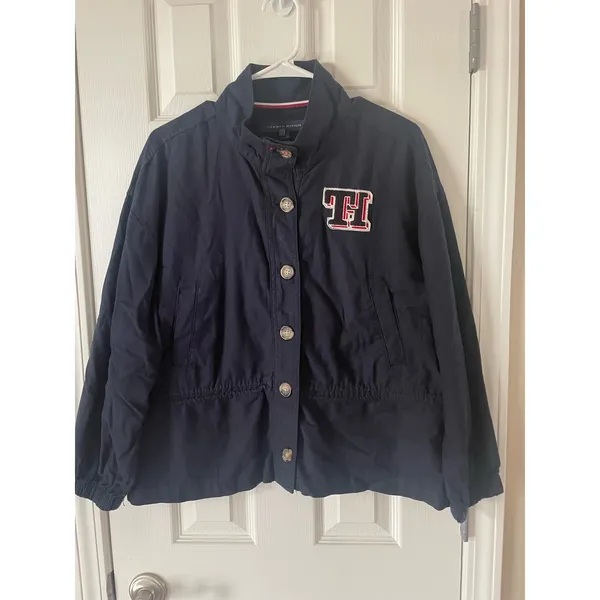 Tommy Hilfiger Battle Jacket with Chenille Logo, $40, Size M, B53 - Image 4