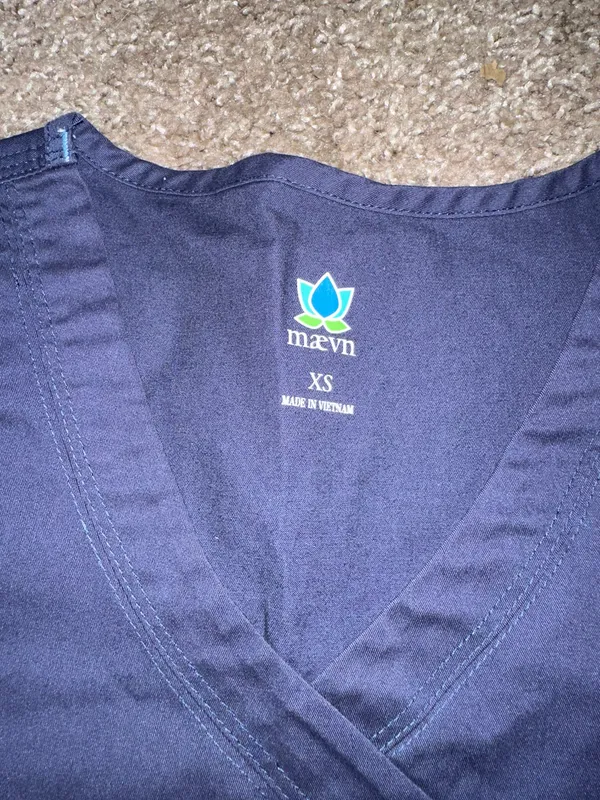 Scrub Top Blue Size XS - Image 3