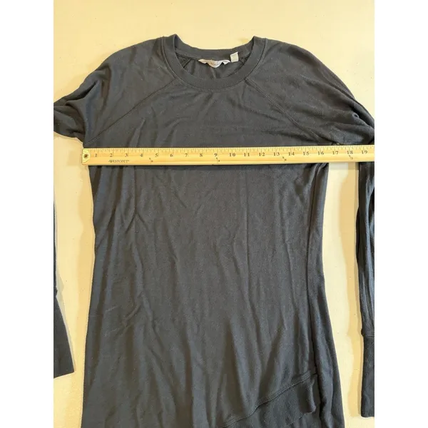 Athleta Dress Women Small** Black Pullover Thumb Holes Travel Minimal Athleisure - Image 6