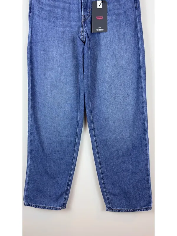 Levi’s Premium Baggy Dad Lightweight Linen Denim Jeans Heavy Check 25x30 NWT - Image 10