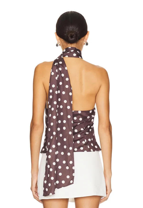 Revolve Polka Dot Top Multi - Image 2