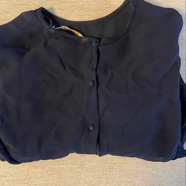 Zara‎ sheer mesh eyelet crop top - Image 4