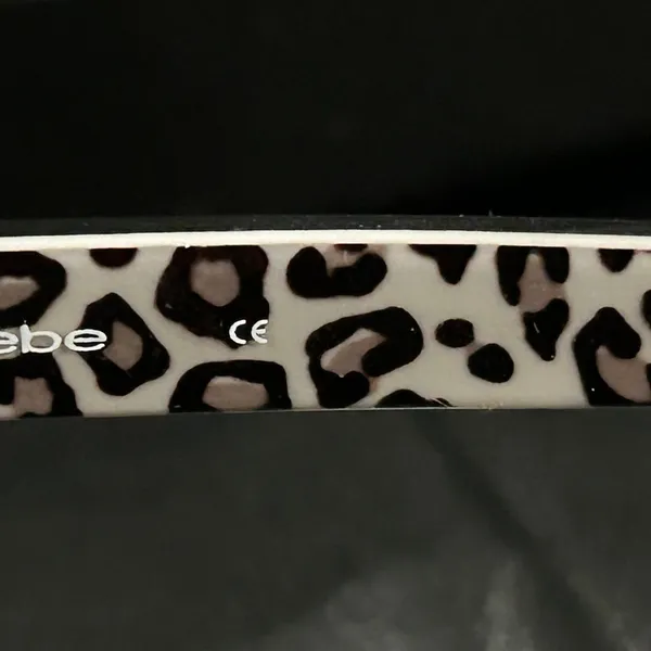 Bebe black and Leopard Print eyeglasses. These are FRAME AND HARD CASE ONLY - Image 5