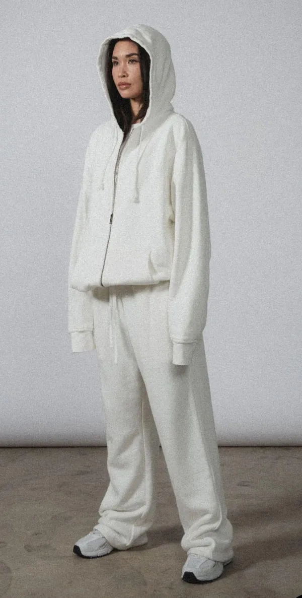 Elwood Core Zip Hoodie White Size L - Image 4
