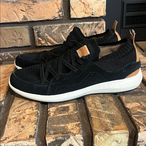 Earth Desire‎ Flow Women’s Black & Tan Slip On Sneakers Size 8 - Image 5