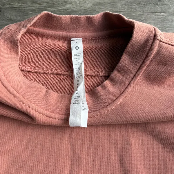 Lululemon Perfectly Oversized Crew Brier Rose - Image 4