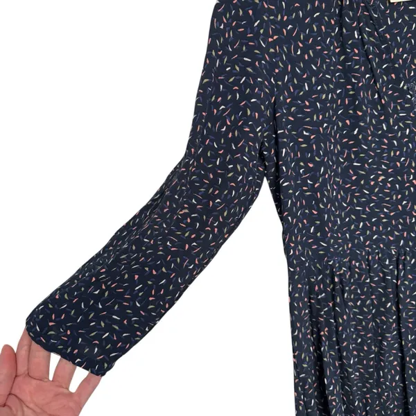 Anthropologie Maeve Juno Blue Colorful Speckle Print Dress Sz Xs - Image 5
