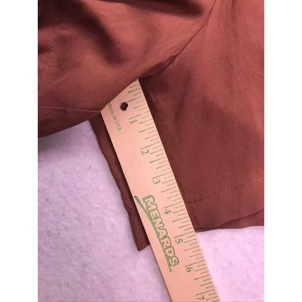 Wildfox Shorts Women Large Brown 5" Inseam Rayon Casual Summer - Image 6