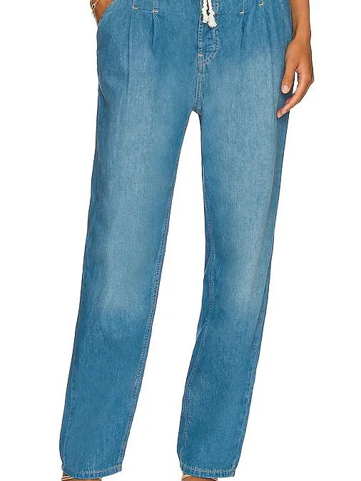 Free‎ People We The Free Luna Denim Pull On Pants Womens Size XS - Image 7