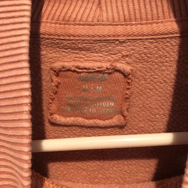 Aerie Cowl Neck Sweatshirt Women’s M Pink/salmon - Image 2