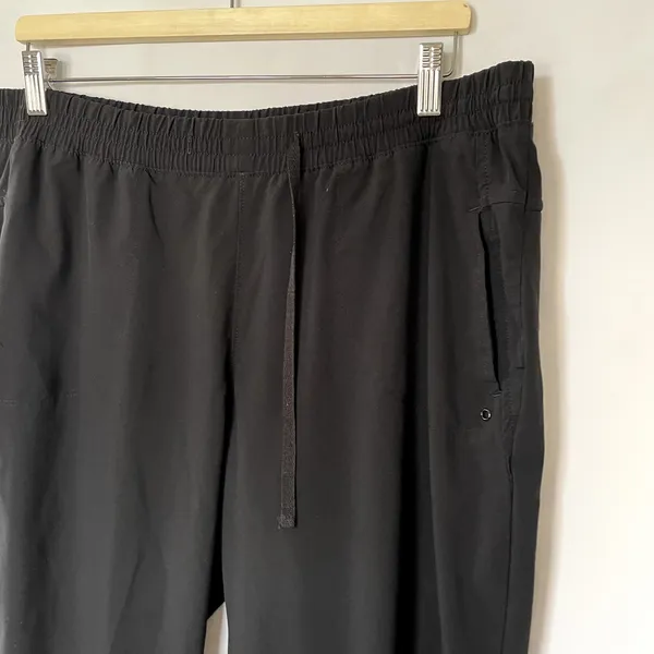 Lee active performance black jogger trousers straight leg women's size X-large‎ - Image 2