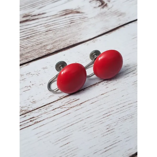 Vintage Screw On Earrings - Image 2