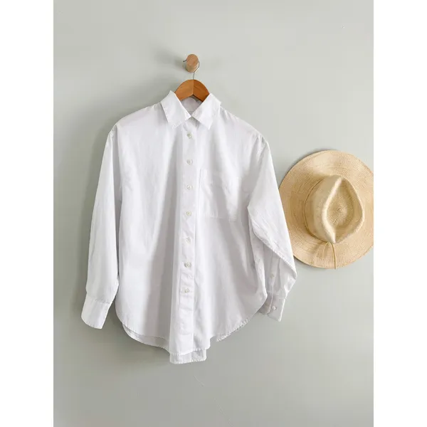 Madewell | NWT Oversized Button-Up Shirt White | Sz XS - Image 2