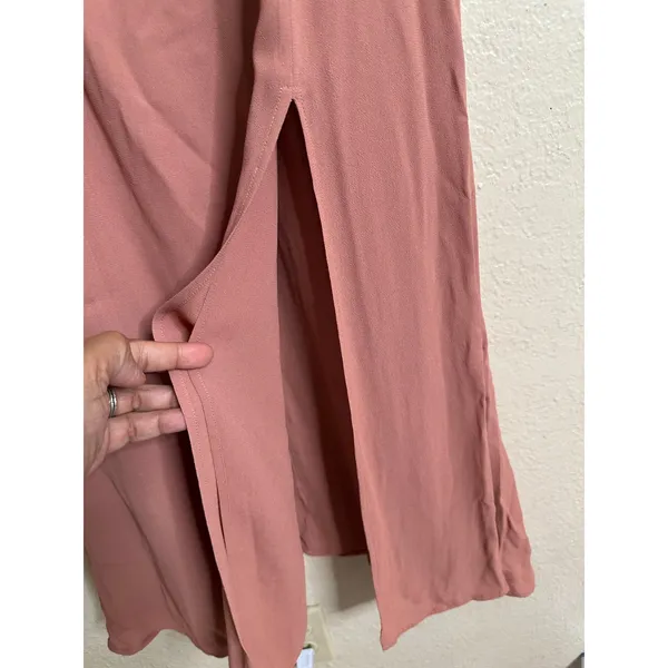 Reformation Twilight Midi Dress in Praline Mauve Pink Womans 8 - Image 7