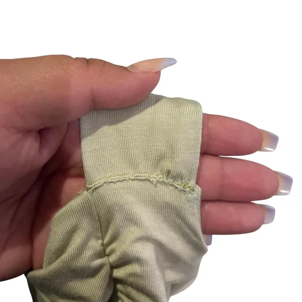 Reformation Light Sage Green Suvi Sleeveless Knit Midi Dress Size Large - Image 6