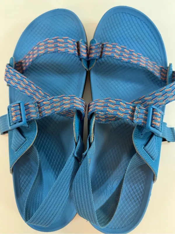 Chacos Z Cloud Sport Hiking Sandals Blue Coral Straps Women’s 10 EU‎ 41 - Image 6