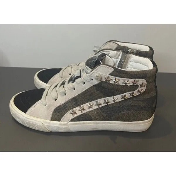 Vintage Havana Kayla Army croco with studs womens size‎ 7 With Box And Dust Bag - Image 4