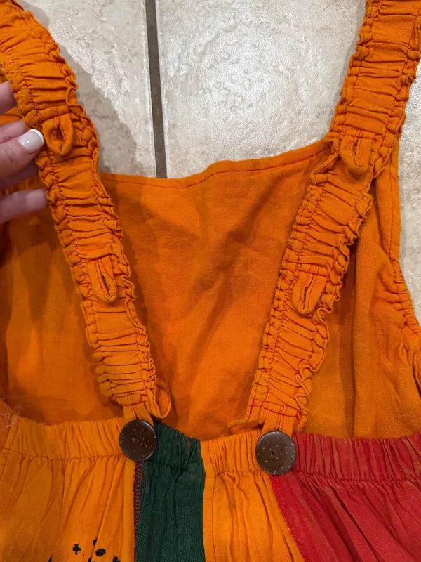 Handmade overalls Orange - Image 5