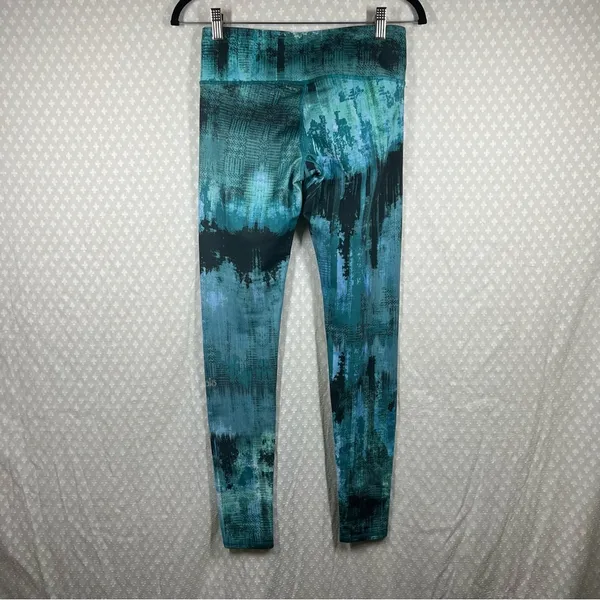 Alo Yoga Blue Black‎ Space Dye Leggings - Image 5